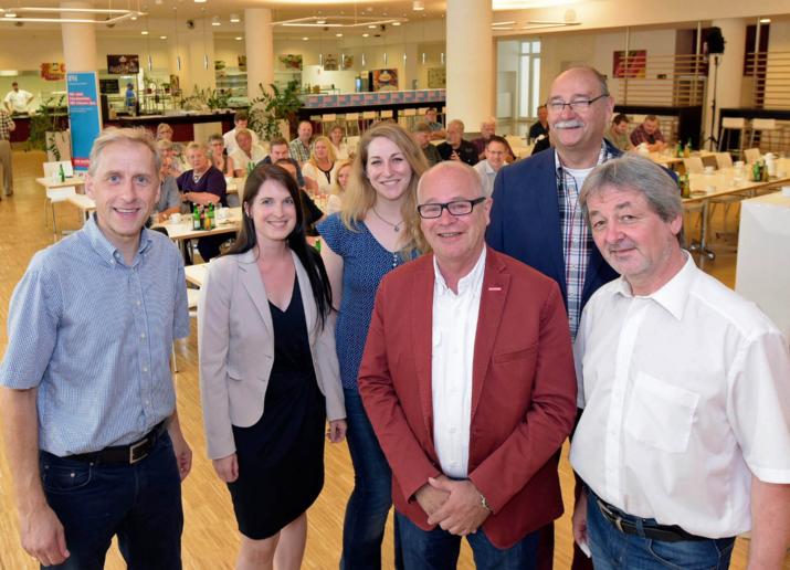 v. l. n. r.: Dr Axel Furhmann, Linda Klaas, Rebecca Hof, Karl-Heinz Reidenbach, Bernd Münzenhofer, Manfred Steinritz v. l. n. r.: Dr Axel Furhmann, Linda Klaas, Rebecca Hof, Karl-Heinz Reidenbach, Bernd Münzenhofer, Manfred Steinritz